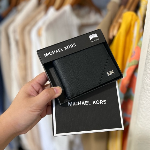 MICHAEL KORS Slim Bifold Men’s Wallet - Picture 1 of 4